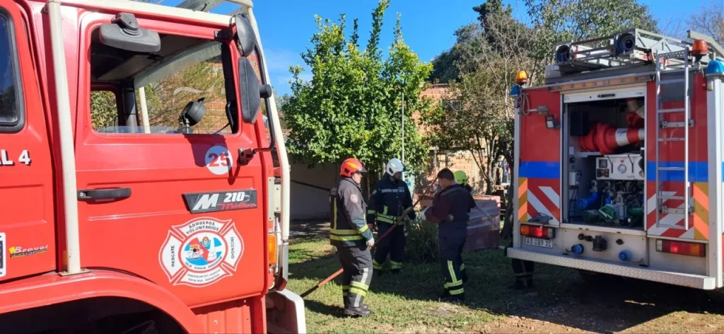 Un incendio afectó una vivienda sobre bulevar 12 de Octubre