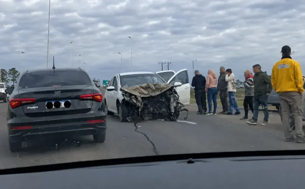 Una conductora perdió el control del vehículo y protagonizó un siniestro en el acceso de las rutas 39 y 14