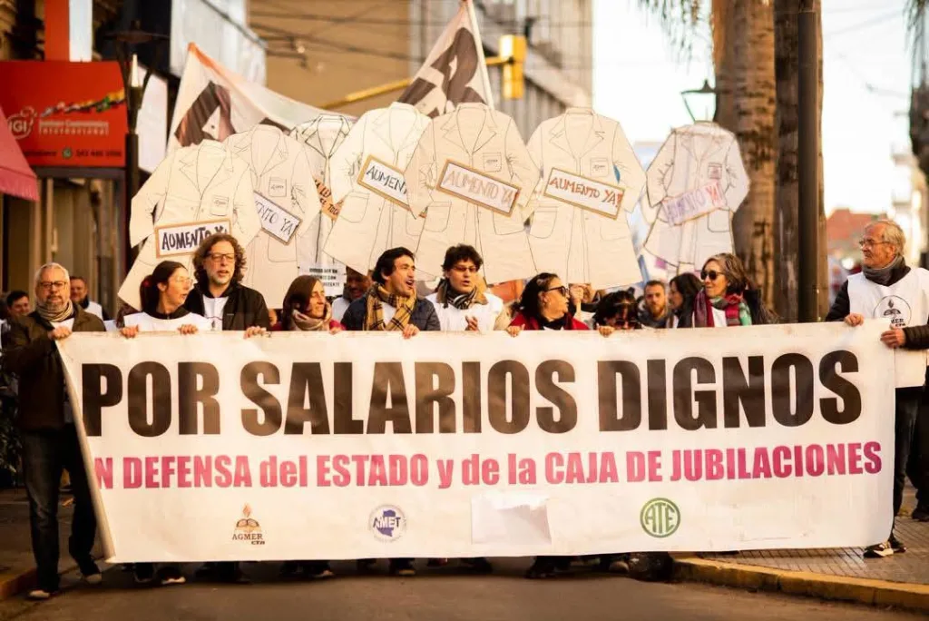 AGMER aseguró que el paro docente tuvo un 80% de adhesión y volvió a reclamar una convocatoria a paritarias