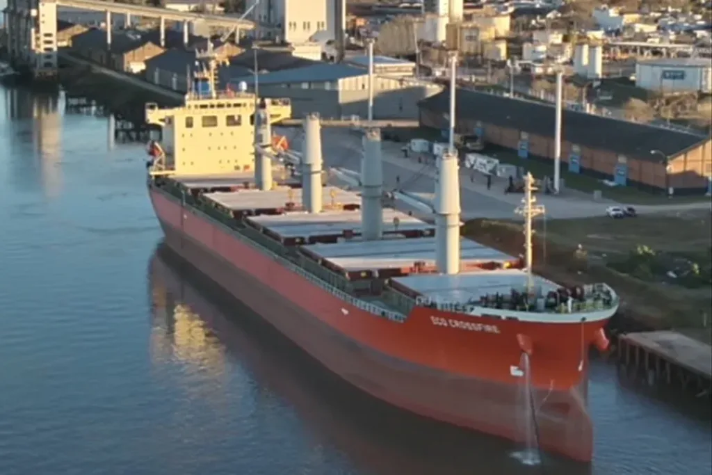 Concretan la primera exportación de soja no modificada genéticamente desde Puerto de Concepción del Uruguay